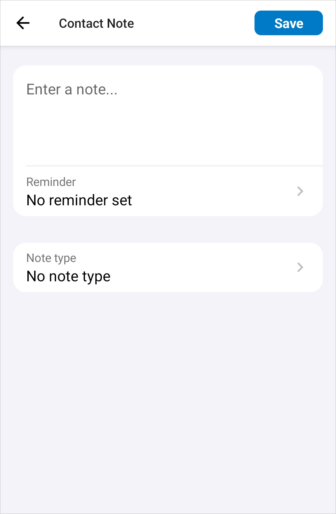 Manage contacts in the MRI Vault Android app – VaultRE