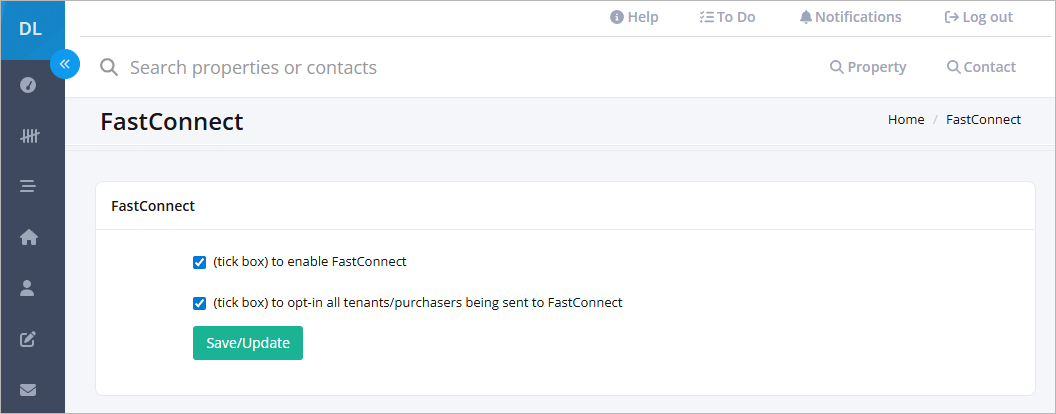 Integrate with FastConnect – VaultRE