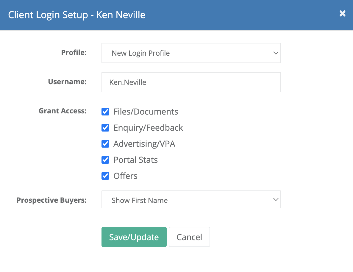 Owner Feedback Client Login VaultRE